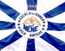 Bandeira da Escola de Samba Nene de Vila Matilde